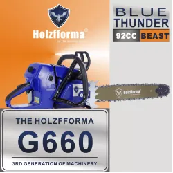 92cc Holzfforma® Blue Thunder G660 Gasoline Chain Saw Power Head