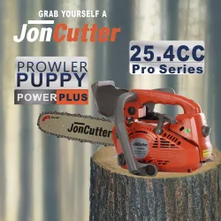 25.4cc JonCutter G2500 Top Handle Arborist Gasoline Chainsaw Power Head