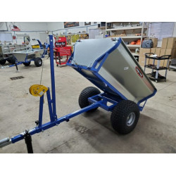 Single Axle Dump Trailer w/Winch