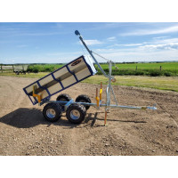 Trailer w/Tub & Crane